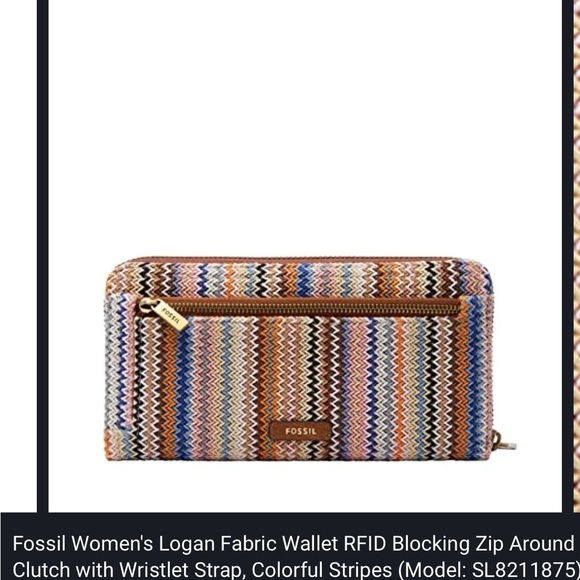 FOSSIL Parker Satchel/Crossbody and wristlet set - Picture 6 of 16